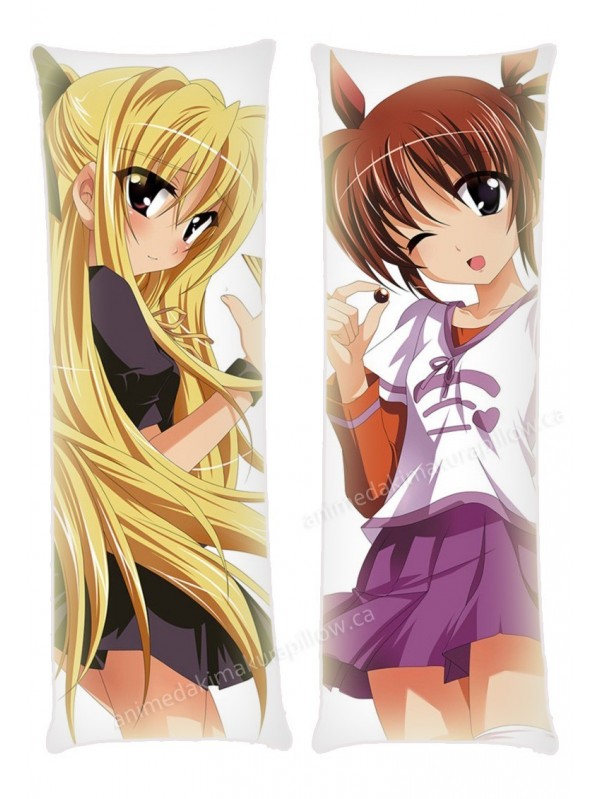 Nanoha Takamachi and Fate Testarossa Magical Girl Lyrical Nanoha Anime Dakimakura Japanese Hugging Body PillowCases