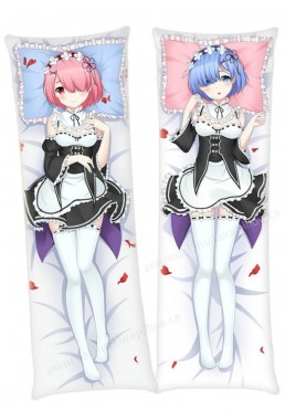 Ram and Rem Re Zero Anime Dakimakura Japanese Hugging Body PillowCases