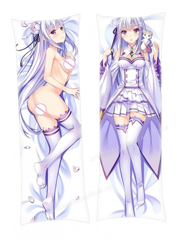 Emilia Re:Zero Body hug dakimakura girlfriend body pillow cover
