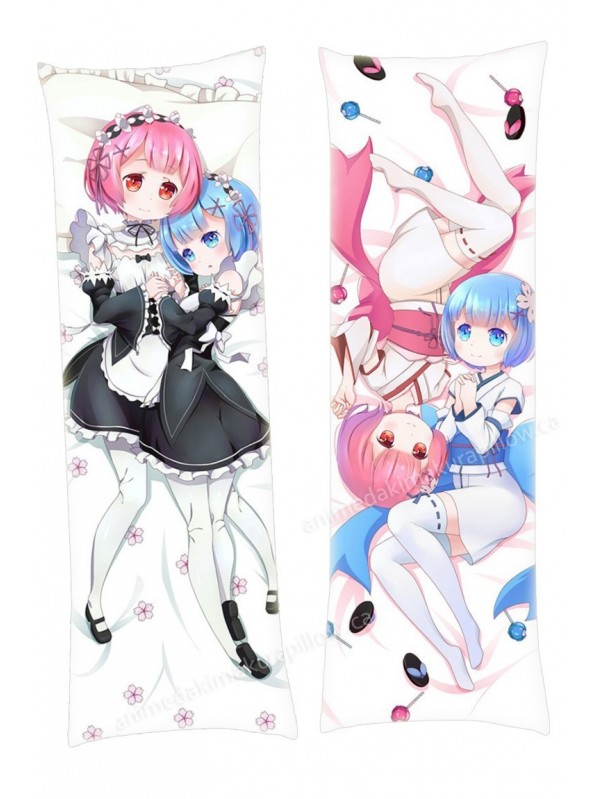 Rem and Ram Re:Zero Body hug dakimakura girlfriend body pillow cover