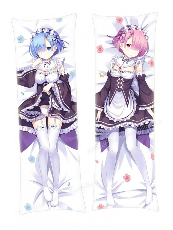 Rem and Ram Re:Zero Body hug dakimakura girlfriend body pillow cover
