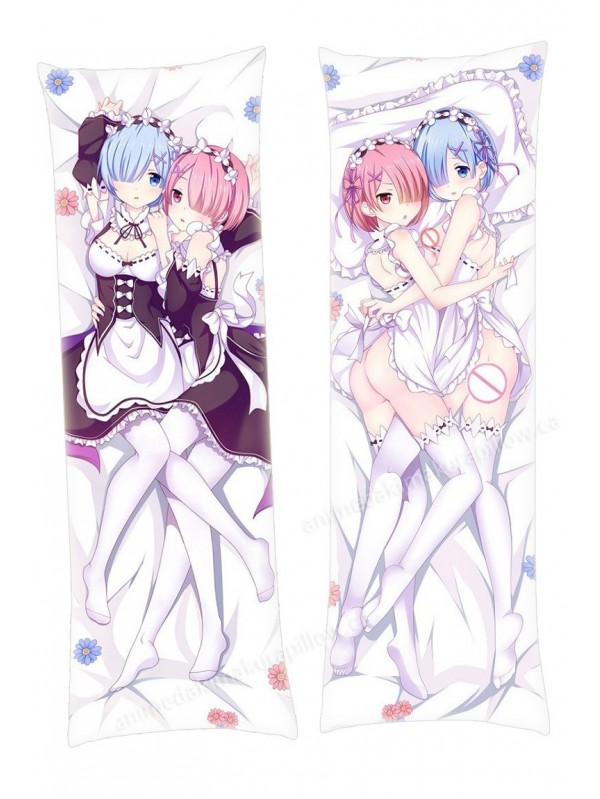 Rem and Ram Re:Zero Body hug dakimakura girlfriend body pillow cover