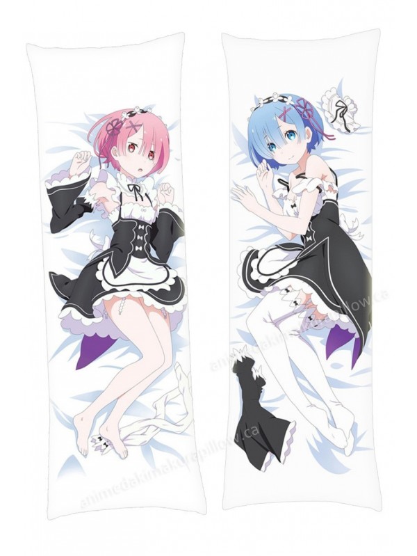 Rem and Ram Re:Zero Body hug dakimakura girlfriend body pillow cover