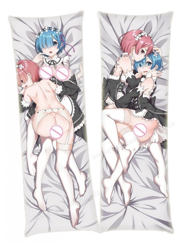Rem and Ram Re Zero Anime Dakimakura Japanese Hugging Body PillowCases