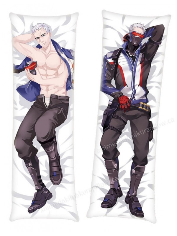 Soldier 76 Overwatch Male Anime body dakimakura japenese love pillow cover