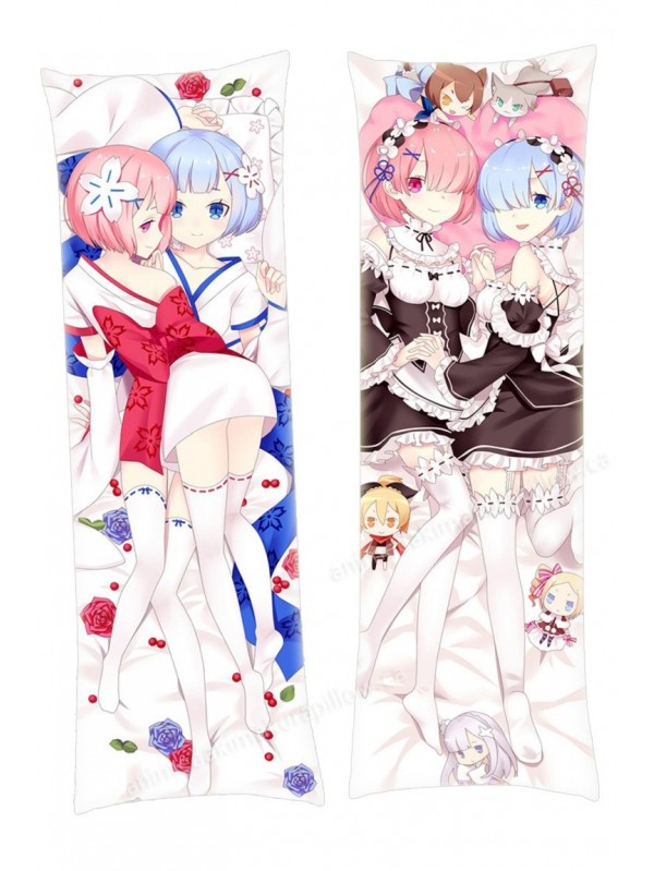 Rem Ram Re:Zero Body hug dakimakura girlfriend body pillow cover