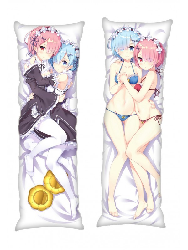 Rem and Ram Re:Life in a different world from zero Anime Dakimakura Japanese Hugging Body PillowCases