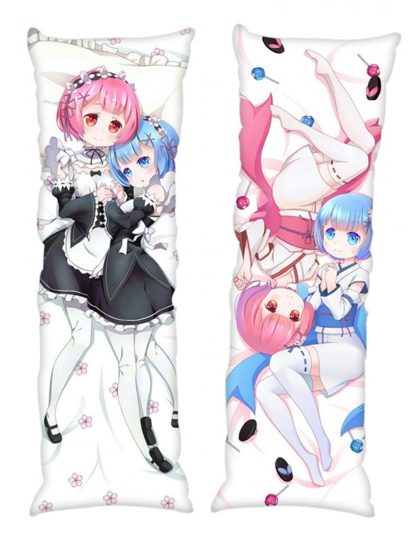 Rem and Ram Re:Life in a different world from zero Anime Dakimakura Japanese Hugging Body PillowCases