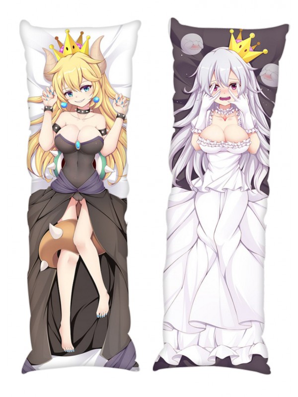Super Mario Bowsette Princess Bowser Anime Dakimakura Japanese Hugging Body PillowCases