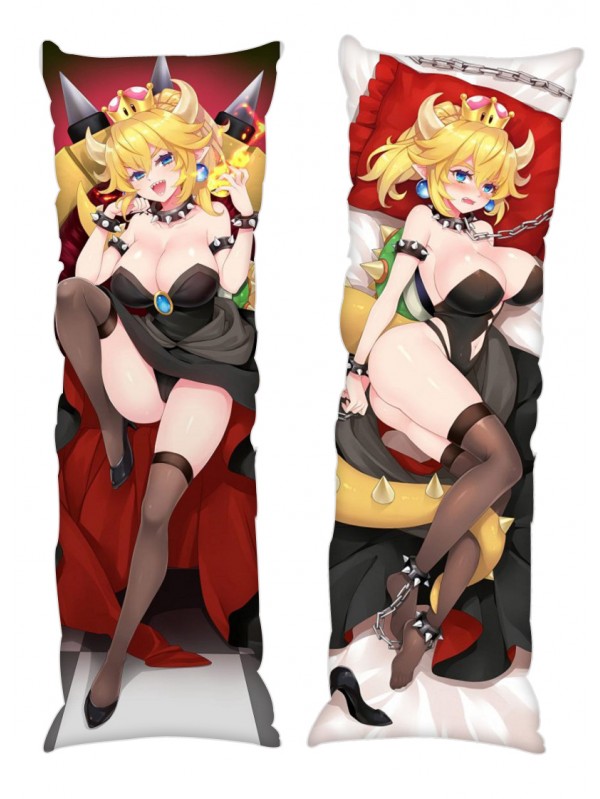 Super Mario Bowsette Princess Bowser Anime Dakimakura Japanese Hugging Body PillowCases
