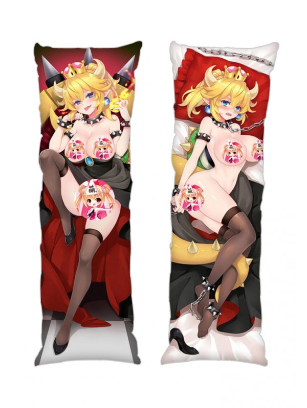 Super Mario Bowsette Princess Bowser Anime Dakimakura Japanese Hugging Body PillowCases