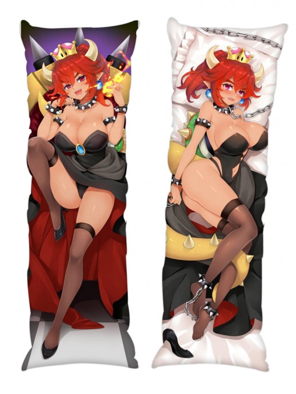 Super Mario Bowsette Princess Bowser Anime Dakimakura Japanese Hugging Body PillowCases