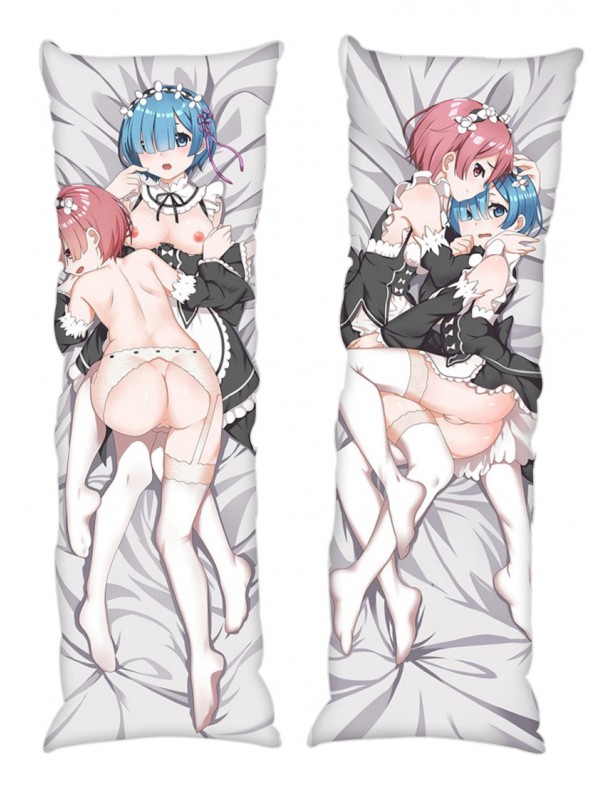 Rem and Ram Re:Life in a different world from zero Anime Dakimakura Japanese Hugging Body PillowCases
