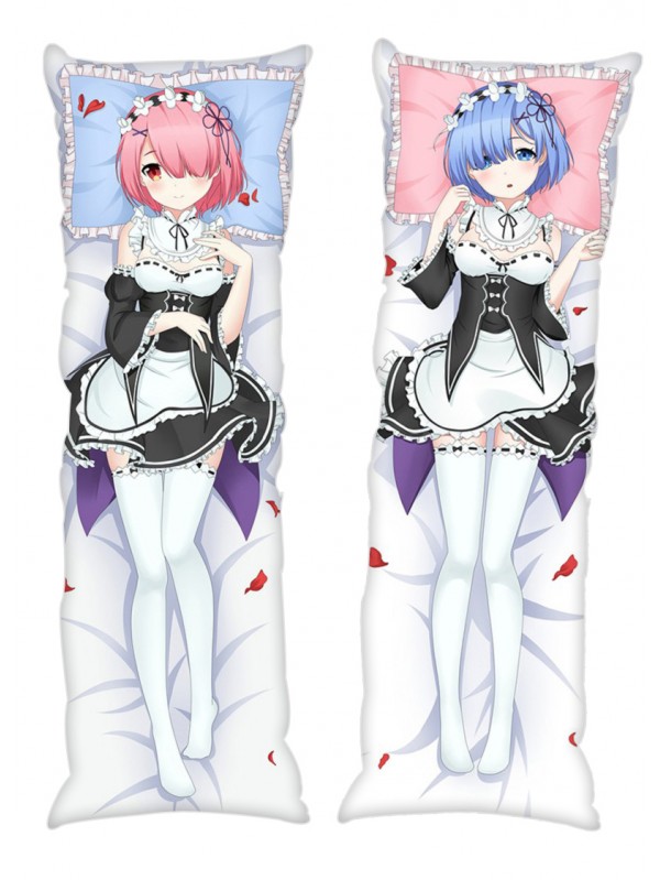 Rem and Ram Re:Life in a different world from zero Anime Dakimakura Japanese Hugging Body PillowCases