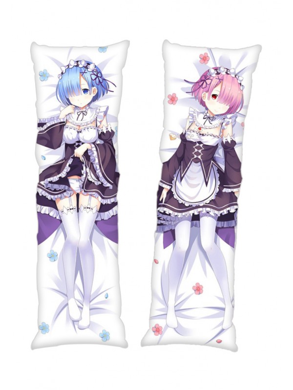 Rem and Ram Re:Life in a different world from zero Anime Dakimakura Japanese Hugging Body PillowCases