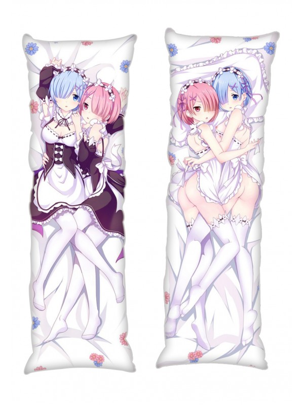 Rem and Ram Re:Life in a different world from zero Anime Dakimakura Japanese Hugging Body PillowCases