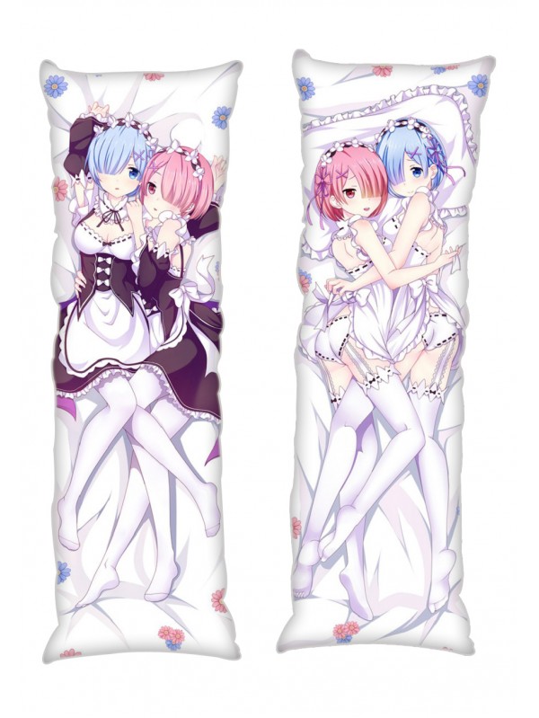 Rem and Ram Re:Life in a different world from zero Anime Dakimakura Japanese Hugging Body PillowCases
