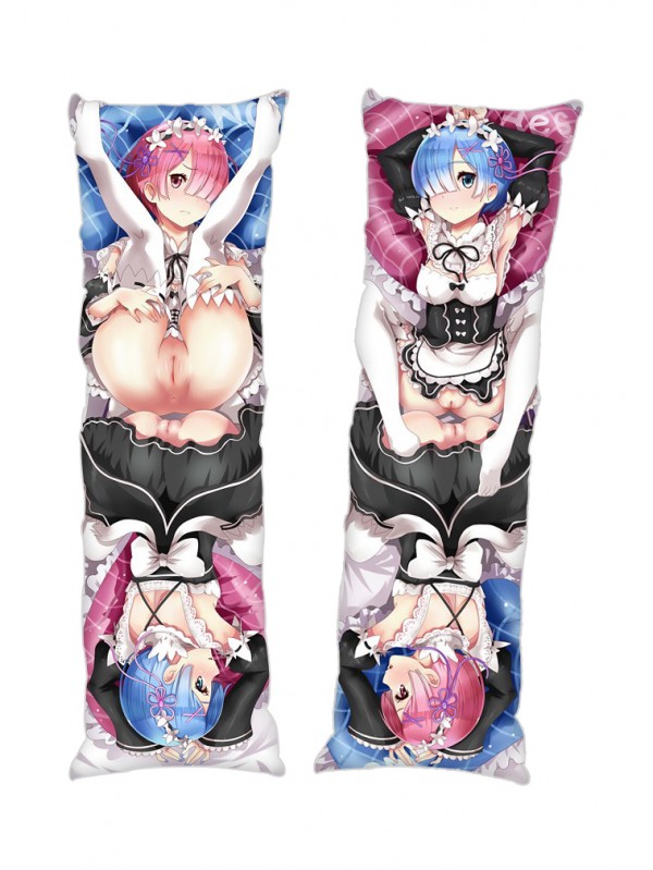 Rem and Ram Re:Life in a different world from zero Anime Dakimakura Japanese Hugging Body PillowCases