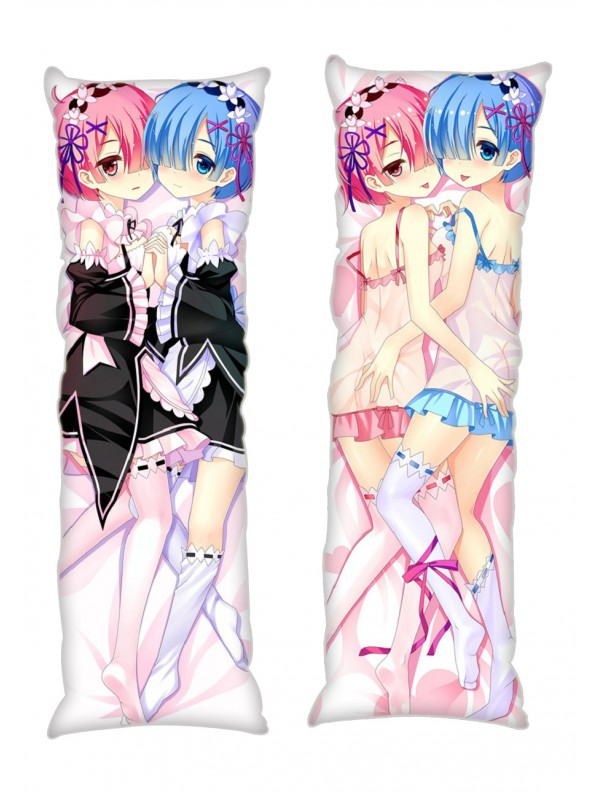 Rem and Ram Re:Life in a different world from zero Anime Dakimakura Japanese Hugging Body PillowCases