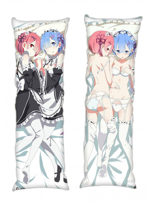 Rem and Ram Re:Life in a different world from zero Anime Dakimakura Japanese Hugging Body PillowCases