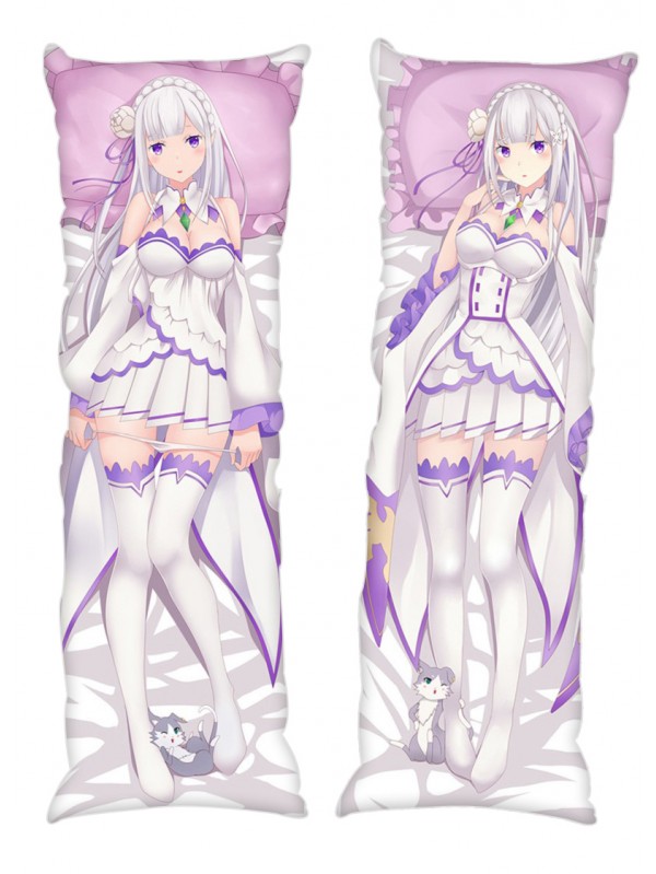 Emilia Re:Life in a different world from zero Anime Dakimakura Japanese Hugging Body PillowCases