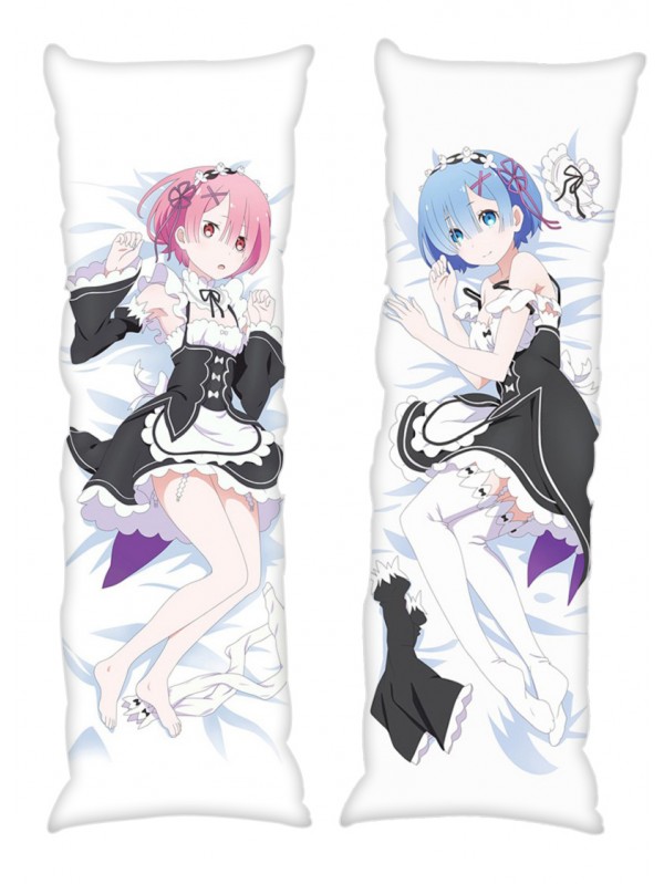Rem and Ram Re:Life in a different world from zero Anime Dakimakura Japanese Hugging Body PillowCases