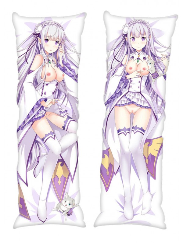 Emilia Re:Life in a different world from zero) Anime Dakimakura Japanese Hugging Body PillowCases