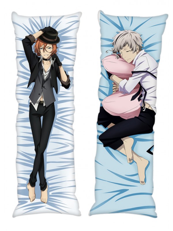 Chuuya Nakahara and Atsushi Nakajima Bungou Stray Dogs Anime Dakimakura Japanese Hugging Body PillowCases