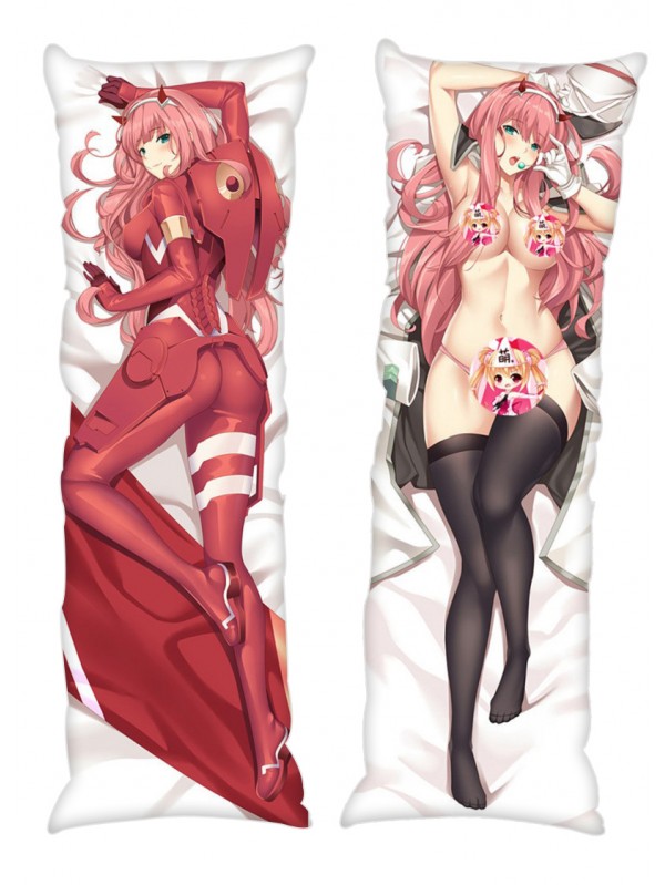 Zero Two 002 DARLING in the FRANXX Anime Dakimakura Japanese Hugging Body PillowCases