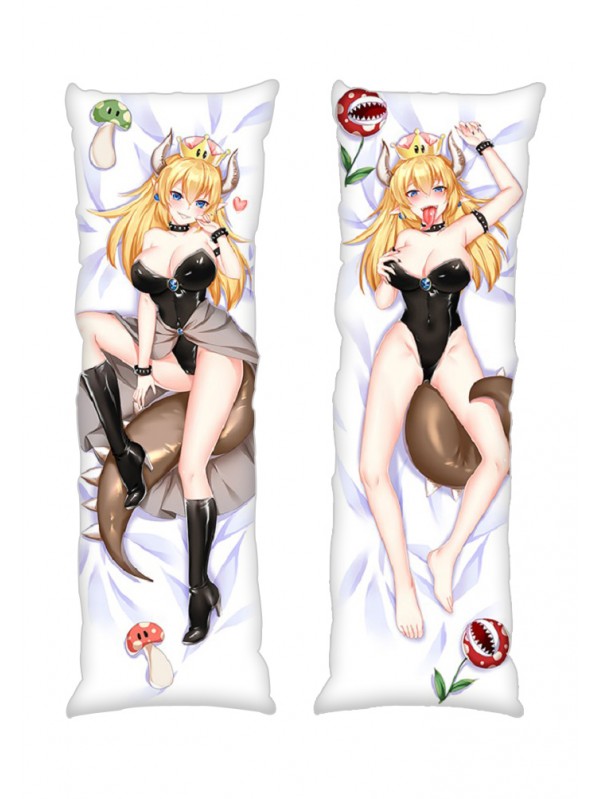 Super Mario Bowsette Princess Bowser Redhead Anime Dakimakura Japanese Hugging Body PillowCases