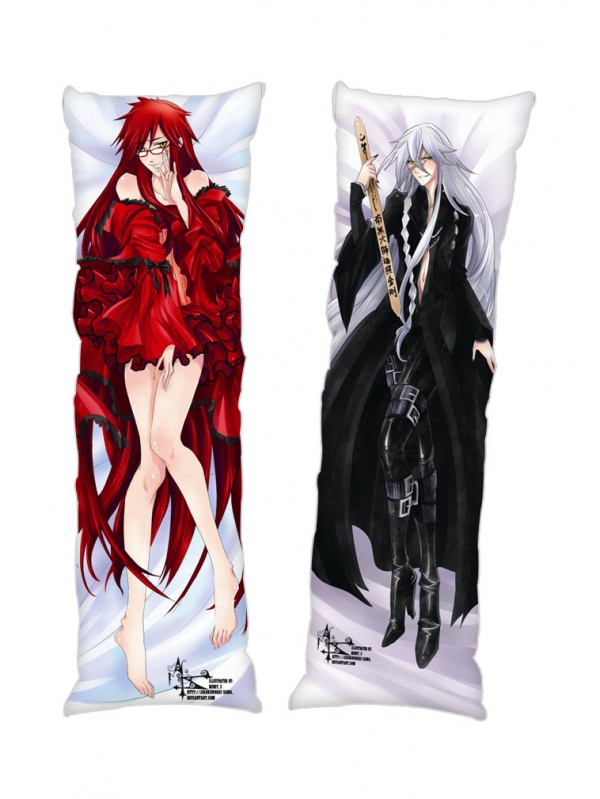 Black Butler Grell Sutcliff Undertaker Anime Dakimakura Japanese Hugging Body PillowCases