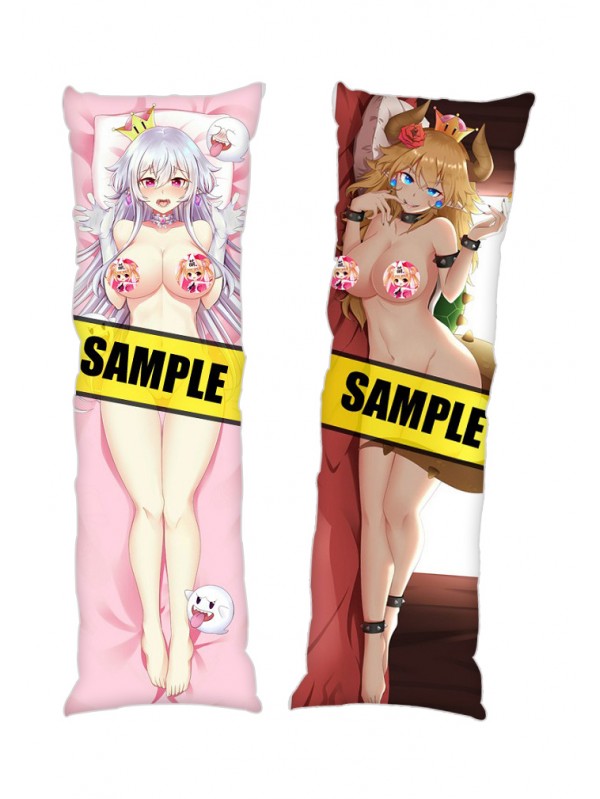 Super Mario Bowsette Princess Bowser Anime Dakimakura Japanese Hugging Body PillowCases