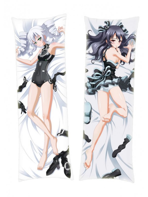 Hyperdimension Neptunia Black Heart + Noire Dakimakura Body Pillow Anime