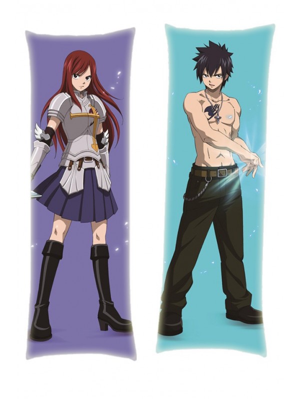 Fairy tail Erza Scarlet Gray Fullbuster Dakimakura Body Pillow Anime