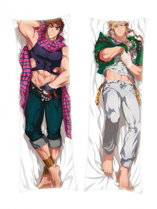 Jojos Bizarre Adventur Jonathan Joestar Caesar Zeppeli Male Dakimakura Body Pillow Anime