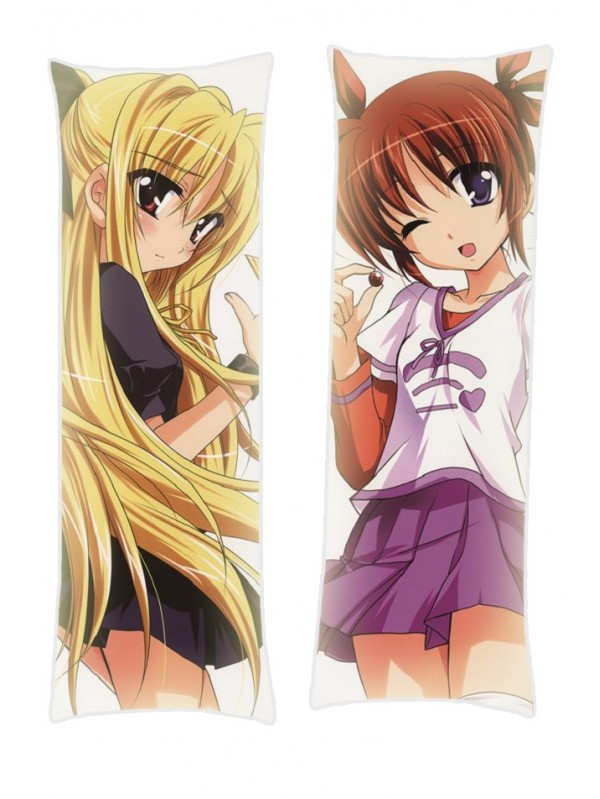 Magical Girl Lyrical Nanoha Fate Testarossa Nanoha Takamachi Dakimakura Body Pillow Anime