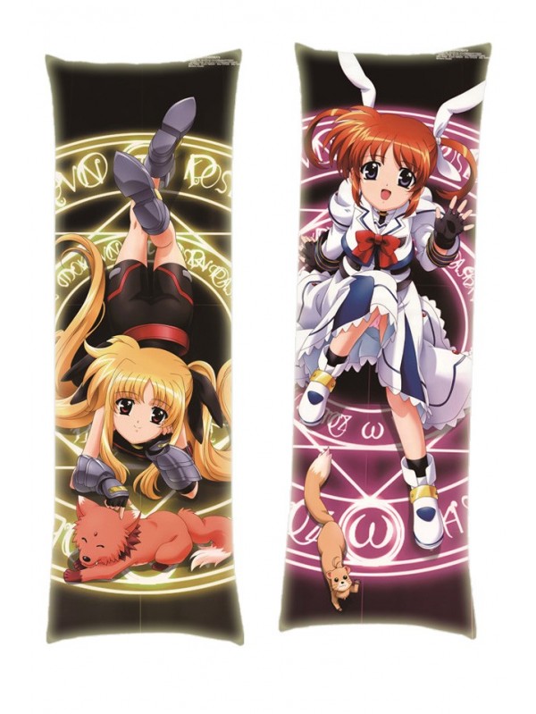 Magical Girl Lyrical Nanoha Fate Testarossa Nanoha Takamachi Dakimakura Body Pillow Anime
