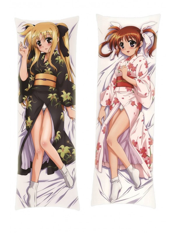 Magical Girl Lyrical Nanoha Fate Testarossa Nanoha Takamachi Dakimakura Body Pillow Anime