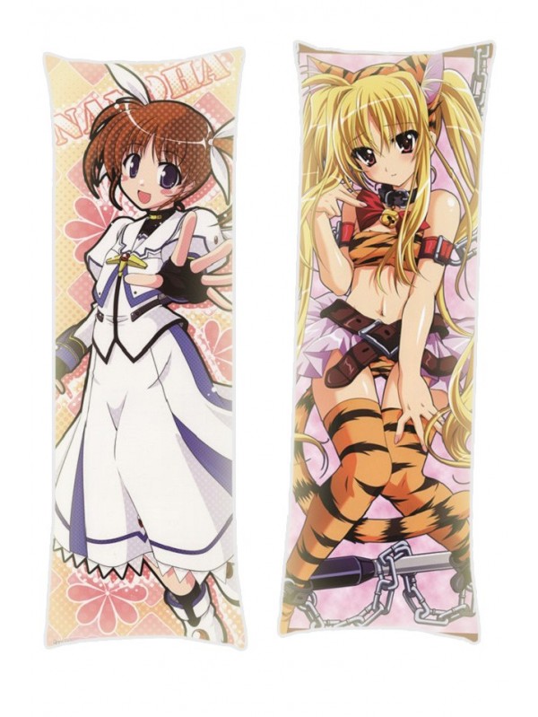 Magical Girl Lyrical Nanoha Fate Testarossa Nanoha Takamachi Dakimakura Body Pillow Anime