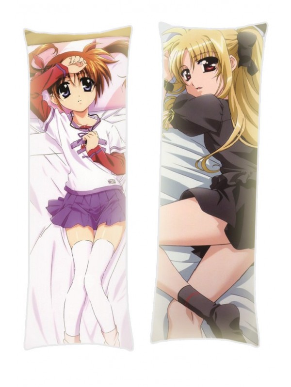 Magical Girl Lyrical Nanoha Fate Testarossa Nanoha Takamachi Dakimakura Body Pillow Anime
