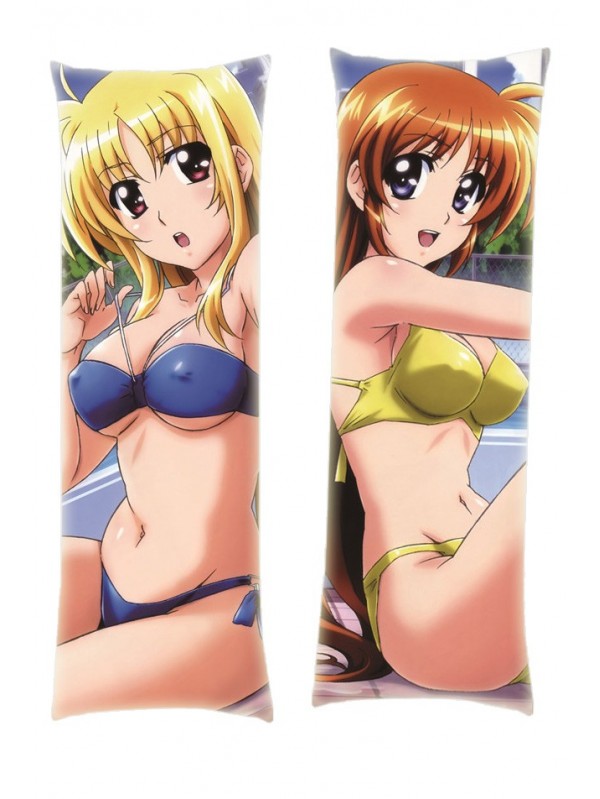 Magical Girl Lyrical Nanoha Fate Testarossa Nanoha Takamachi Dakimakura Body Pillow Anime
