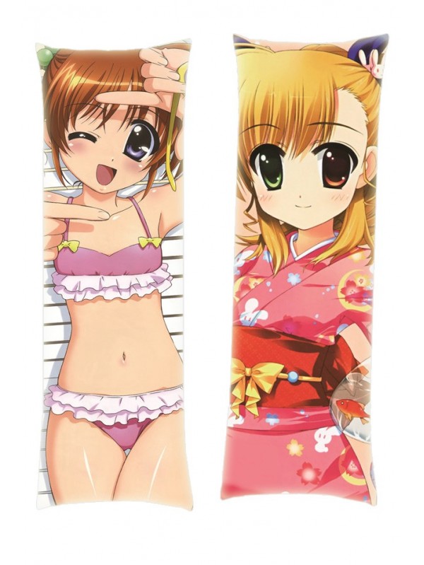 Magical Girl Lyrical Nanoha Fate Testarossa Nanoha Takamachi Dakimakura Body Pillow Anime