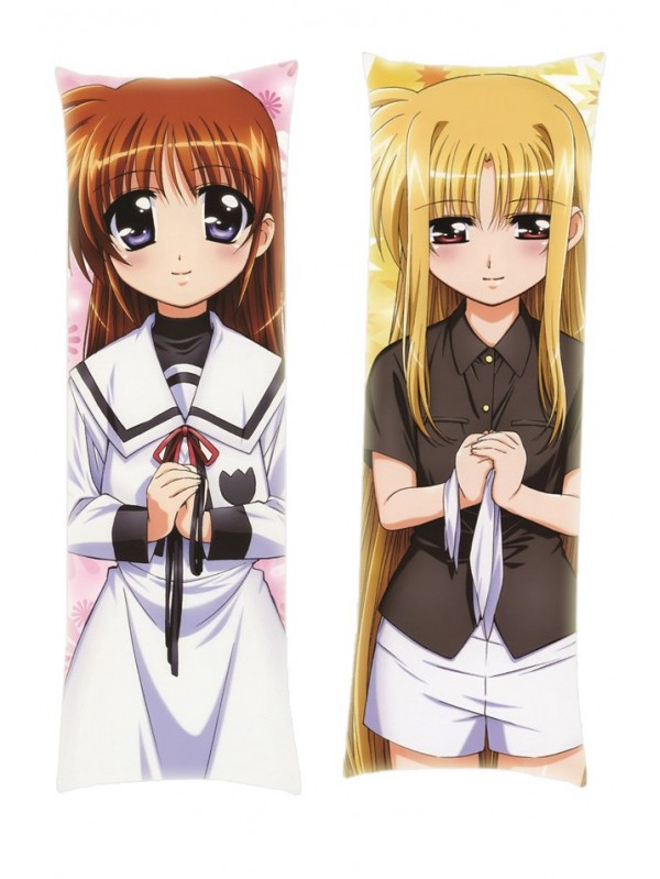 Magical Girl Lyrical Nanoha Fate Testarossa Nanoha Takamachi Dakimakura Body Pillow Anime