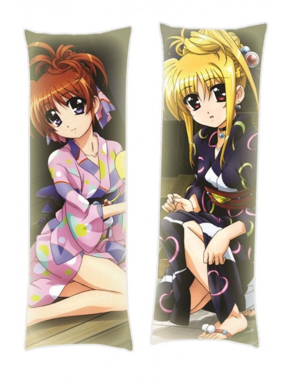 Magical Girl Lyrical Nanoha Fate Testarossa Nanoha Takamachi Dakimakura Body Pillow Anime