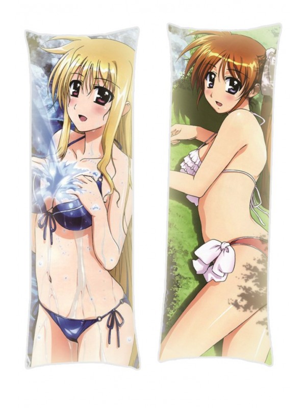 Magical Girl Lyrical Nanoha Fate Testarossa Nanoha Takamachi Dakimakura Body Pillow Anime