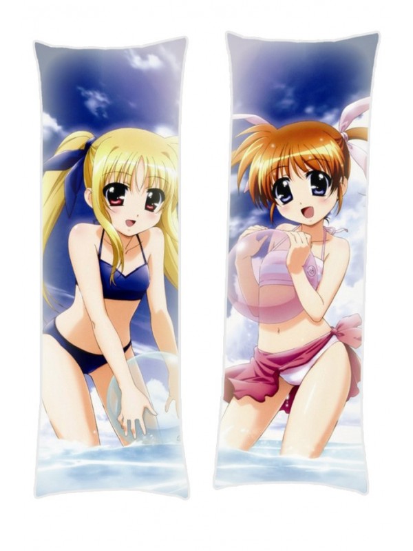 Magical Girl Lyrical Nanoha Fate Testarossa Nanoha Takamachi Dakimakura Body Pillow Anime