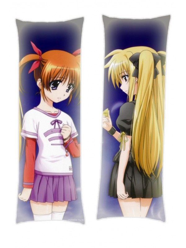 Magical Girl Lyrical Nanoha Fate Testarossa Nanoha Takamachi Dakimakura Body Pillow Anime