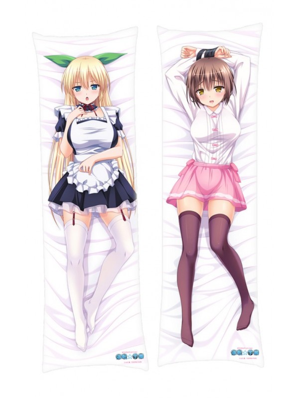 Saimin Gakuen Lady Lyrica and Suzunechan Anime body dakimakura japenese love pillow cover
