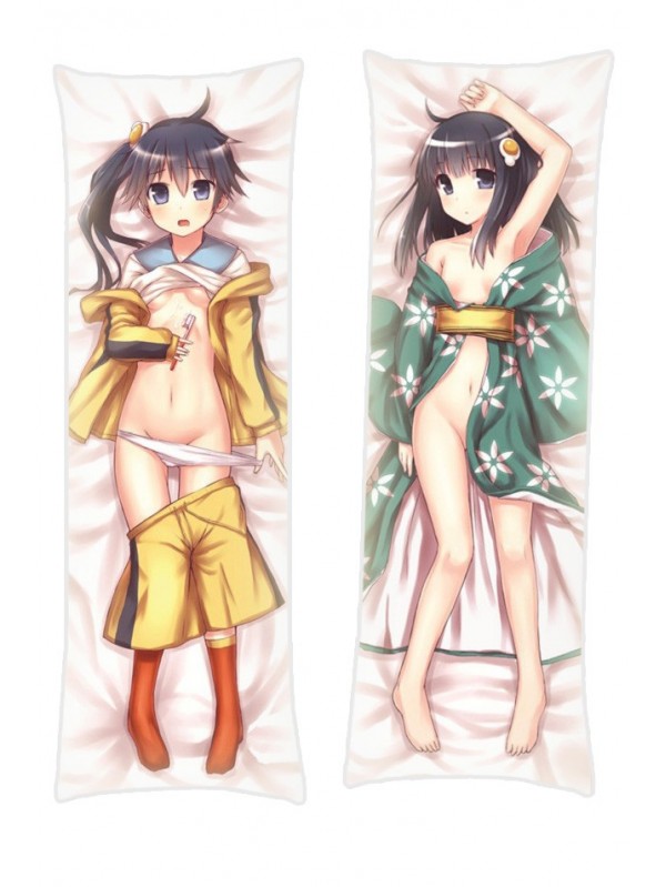 Nisemonogatari Tsukihi Araragi Karen Araragi Dakimakura Body Pillow Anime