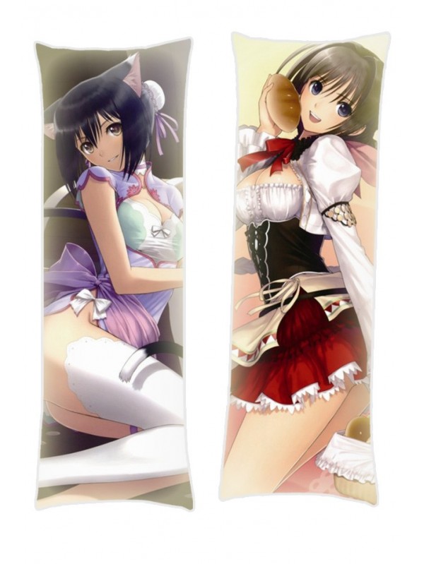 Shining Hearts Shiawase no Pan Neris Filiam Rin Xiao Mei Dakimakura Body Pillow Anime